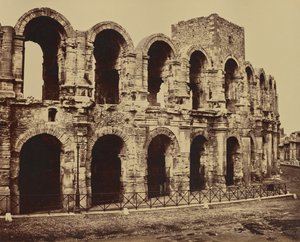 Arles. Amfiteátrum alkotó: Édouard Baldus