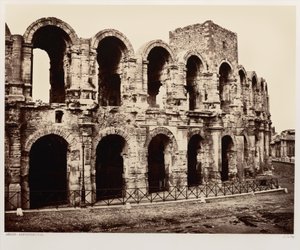 Arles, amfiteátrum alkotó: Édouard Baldus