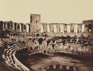 Arles. Amfiteátrum alkotó: Édouard Baldus