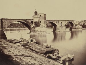 Avignon. Saint-Bénézet híd alkotó: Édouard Baldus