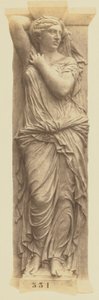 [Jules Cavelier kariatidája, a Louvre díszítése, Párizs] alkotó: Édouard Baldus