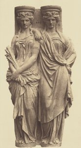 [Astyanax Bosio kariatidái, a Louvre díszítése, Párizs] alkotó: Édouard Baldus