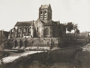 Templom Auvers-ben alkotó: Édouard Baldus