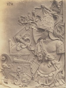 [Emile Knecht díszítőeleme, A Louvre díszítése, Párizs] alkotó: Édouard Baldus