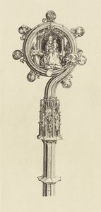 [Design for a Staff by Martin Schongauer] alkotó: Édouard Baldus