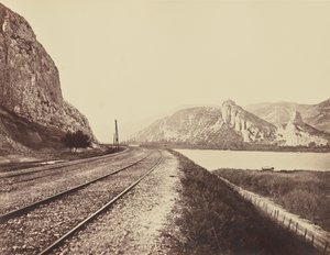 A Donzère-hágó bejárata alkotó: Édouard Baldus