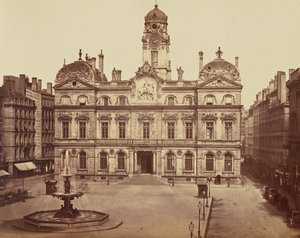 Lyon. Városháza alkotó: Édouard Baldus