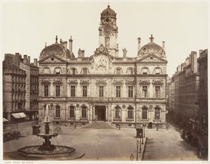 Lyon, városháza alkotó: Édouard Baldus