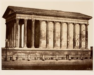 Maison Carrée Nîmes-ben alkotó: Édouard Baldus