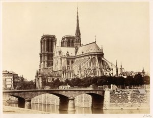 Notre-Dame (Apszis) alkotó: Édouard Baldus