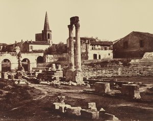 Római színház Arles-ban alkotó: Édouard Baldus