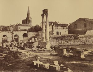 Római színház Arles-ban alkotó: Édouard Baldus