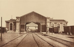Toulon, Gare Toulon, pályaudvar, 1861 vagy később.