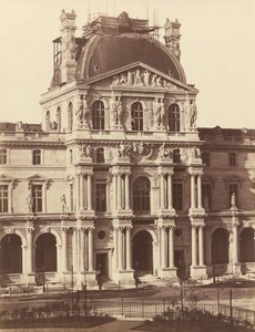 Kilátás a Louvre-ra, 1855-1857. alkotó: Édouard Baldus