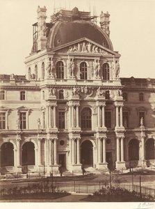 Kilátás a Louvre-ra alkotó: Edouard Denis Baldus