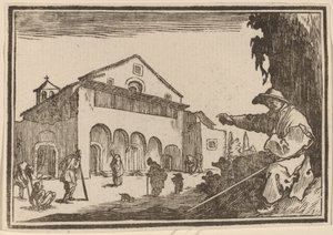 Almshouse alkotó: Edouard Eckman after Jacques Callot