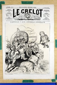A „Le Grelot” borítója, 439. szám, Színes szatirikus alkotó: Edouard Guillaumin Pepin