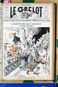 A „Le Grelot” borítója, 992. szám, Satiric, fekete-fehér