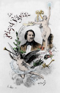 Honore de Balzac „The Veniel Sin” címlapja. Paul Avril (1843-1928) 1901-es illusztrációja.