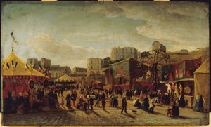 Vidámpark, Place Saint-Pierre, Montmartre alkotó: Edouard Hubert