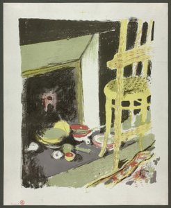 A tűzhely, nyolcadik lemez a Tájak és enteriőrökből alkotó: Édouard Jean Vuillard