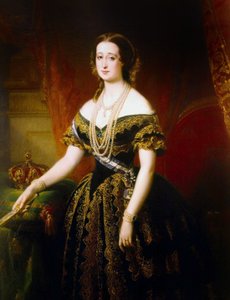 Eugenie francia császárné alkotó: Edouard Louis Dubufe