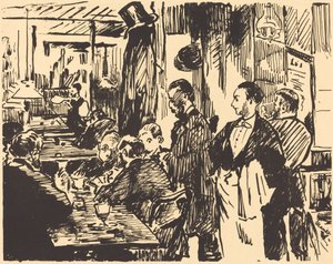 A kávézóban alkotó: Édouard Manet