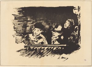 Au Paradis Az erkélyen, 19. század vége. alkotó: Édouard Manet