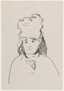 Berthe Morisot, 1872. alkotó: Édouard Manet