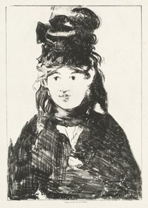 Berthe Morisot, 1872. alkotó: Édouard Manet