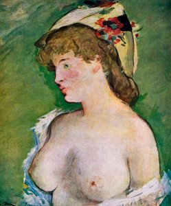 Szőke nő csupasz mellekkel, 1878.