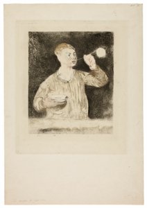 Fiú Szappanbuborékot fúj alkotó: Édouard Manet