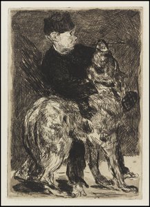 Fiú kutyával, 1862 alkotó: Édouard Manet