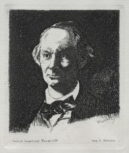 Charles Baudelaire alkotó: Édouard Manet