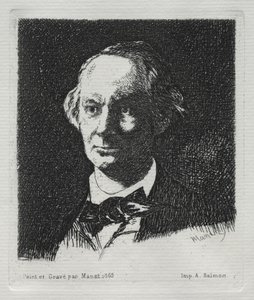 Charles Baudelaire, 1869. alkotó: Édouard Manet