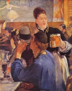 Egy kávézó-koncert sarka alkotó: Édouard Manet