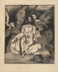 Halott Krisztus angyalokkal Christ aux anges, 18661867. alkotó: Édouard Manet