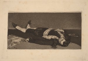 Halott torreádor alkotó: Édouard Manet