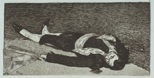 Halott Toreador, 1867-68. alkotó: Édouard Manet