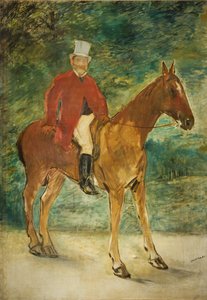 Michel Arnaud lovas portréja, 1875. alkotó: Édouard Manet