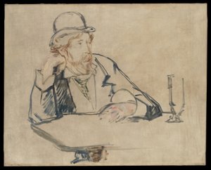 George Moore (1852-1933) a kávéházban alkotó: Édouard Manet