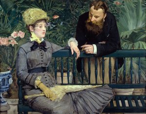 Az üvegházban alkotó: Édouard Manet