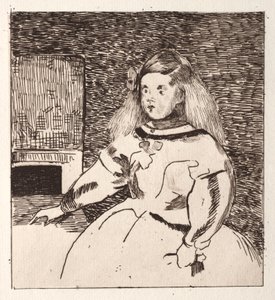 Margarita infánsnő, Velázquez után alkotó: Édouard Manet