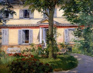 A ház Rueilben alkotó: Édouard Manet