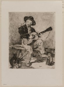 Le Guitarrero alkotó: Édouard Manet