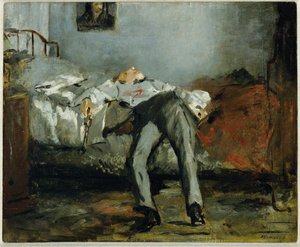 Öngyilkosság ... (olaj, vászon) alkotó: Édouard Manet
