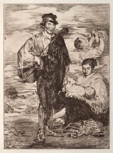 A cigányok alkotó: Édouard Manet