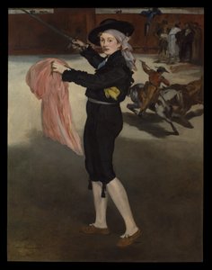V. kisasszony . . . egy espada jelmezében alkotó: Édouard Manet
