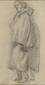 Köpenyt viselő férfi [verso] alkotó: Édouard Manet
