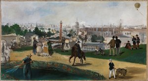 Norvég Bokmål:  Exposition Universelle Párizsban Az 1867-es Exposition Universelle látványa alkotó: Édouard Manet